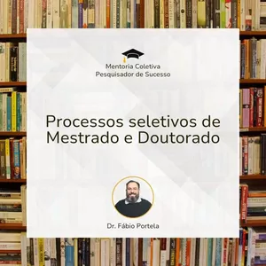 Imagem de capa para o Serviço online Mentoria Coletiva para Processos Seletivos de Mestrado e Doutorado