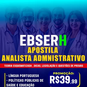 Imagem do curso APOSTILA EBSERH ANALISTA ADMINISTRATIVO 2025