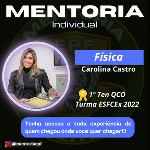 Imagem de capa para o Serviço online Mentoria Individual - Magistério Física ESFCEx