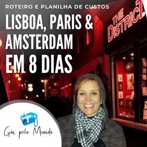 Imagem principal do produto  Roteiro Europa em 8 dias: Lisboa + Paris + Amsterdão
