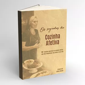 Imagem de capa para o Ebook E-book Cozinha Afetiva - 101 Receitas Secretas
