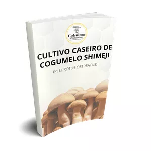 Imagem de capa para o Ebook CULTIVO CASEIRO DE COGUMELO SHIMEJI