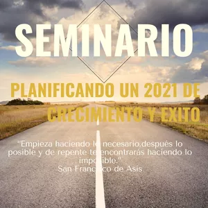 Imagen de portada para Curso online SEMINARIO COMO PLANIFICAR UN 2021 EXITOSO