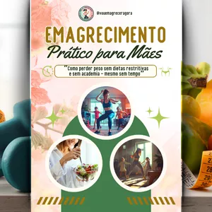 Imagem de capa para o Ebook EMAGRECIMENTO PRÁTICO PARA MÃES