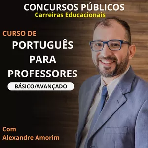 Imagem de capa para o Curso online Curso de português para Professores do Básico ao Avançado