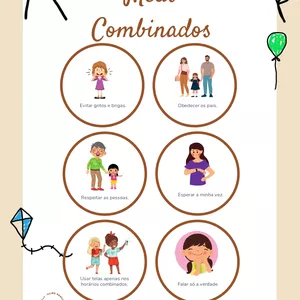Imagem de capa para o Ebook Meus combinados - Meninas