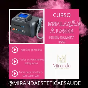 Imagem de capa para o Ebook Curso Depilação à Laser Fiber Galaxy Evo 