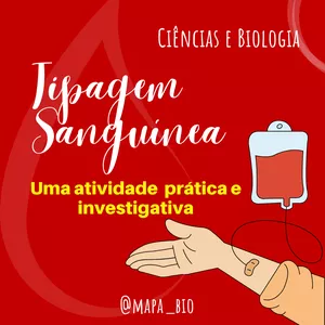 Imagem de capa para o Ebook Tipagem sanguínea - Uma atividade prática e investigativa