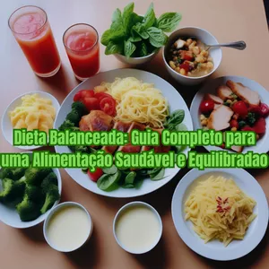 Imagem de capa para o Ebook Dieta Balanceada:  Guia Completo para  uma Alimentação  Saudável e  Equilibrada