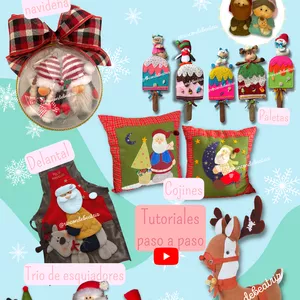 Imagen de portada para Curso online Moldes revista navideña 2