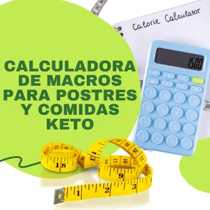 Imagen de portada para Curso online Calculadora de Macros para Comidas y Postres  Keto