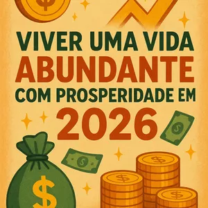 Imagem de capa para o Ebook “Viver uma Vida Abundante com Prosperidade em 2026”
