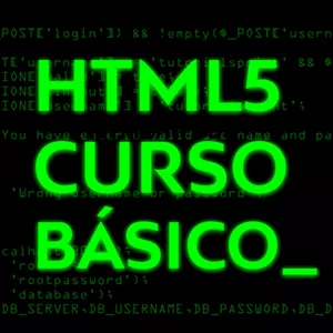 Imagem de capa para o Curso online HTML e CSS  básico