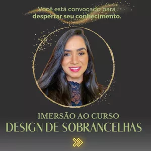 Imagem de capa para o Curso online  Design de Sobrancelhas do ZERO!