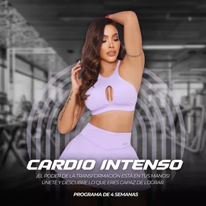 Imagen de portada para Curso online Reto de Cardio Intenso: ¡Acelera y Supera tus Límites!🔥