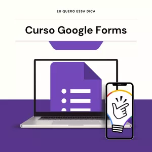 Imagem de capa para o Curso online Google Forms na prática