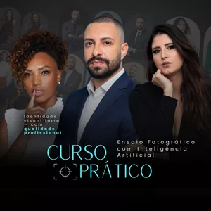 Imagem de capa para o Curso online Curso Prático – Ensaio Fotográfico com Inteligência Artificial