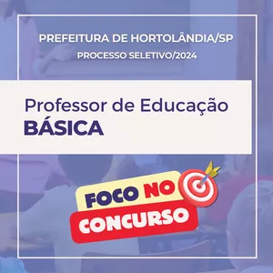 Imagem de capa para o Curso online CURSO PREPARATÓRIO PARA O PROCESSO SELETIVO DE HORTOLÂNDIA/SP
