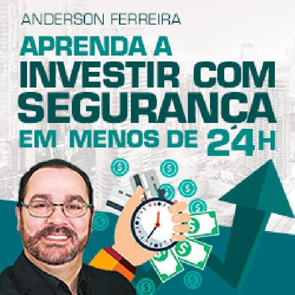 Imagem do curso APRENDA A INVESTIR COM SEGURANÇA EM MENOS DE 24H