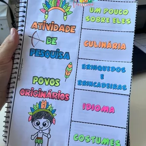 Imagem de capa para o Ebook ATIVIDADE PESQUISA POVOS ORIGINÁRIOS 