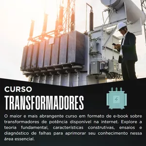 Imagem de capa para o Ebook Curso Transformadores de Potência
