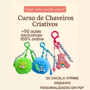 Imagem de capa para o Curso online Curso de Chaveiros Criativos Bora Fazer Lacitos