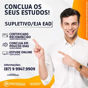 Imagem de capa para o Curso online Supletivo Online 