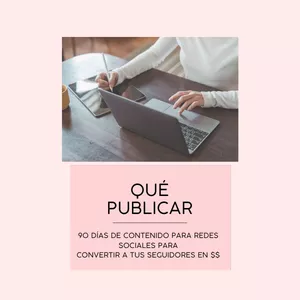 Imagen de portada para Ebook QUE PUBLICAR - 90 Días de contenido en redes sociales