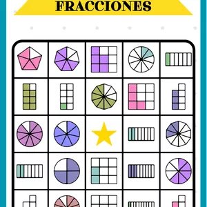 Imagen de portada para Ebook Loteria de fracciones matemáticas