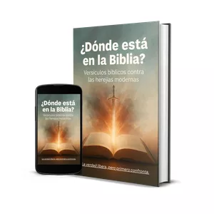 Imagen de portada para Ebook Dónde está en la Biblia: Versículos bíblicos contra las herejías modernas