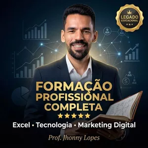 Imagem de capa para o Curso online Formação Profissional Completa - Excel &amp; Tecnologia