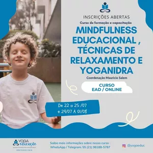 Imagem principal do produto Mindfulness Educacional , Técnicas de Relaxamento e Yoganidra - @yogaeduc