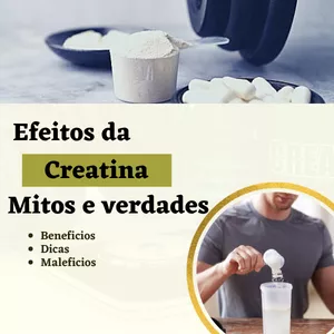 Imagem de capa para o Ebook Efeitos da Creatina: Mitos e Verdades
