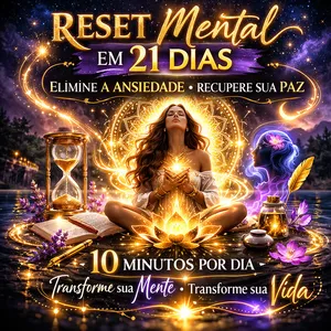 Imagem do curso Reset Mental em 21 Dias -  Reduza a ansiedade e recupere sua clareza emocional em apenas 10 minutos por dia