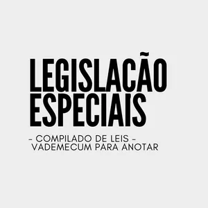 Imagem de capa para o Ebook CADERNO DE LEGISLAÇÃO ESPECIAL