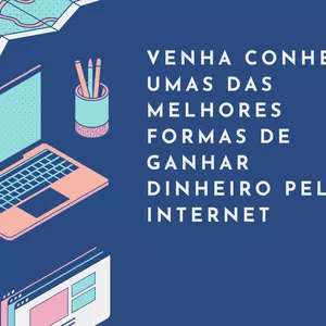 Imagem de capa para o Ebook Melhores formas de ganhar dinheiro pela internet