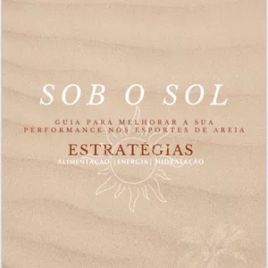 Imagem de capa para o Ebook Performance Máxima Nos Esporte de Areia