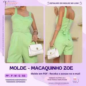 Imagem de capa para o Curso online Molde Macaquinho Zoe 