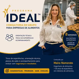 Imagem do curso PROGRAMA IDEAL™ Consultoria em Grupo para Empresas de Alimentos