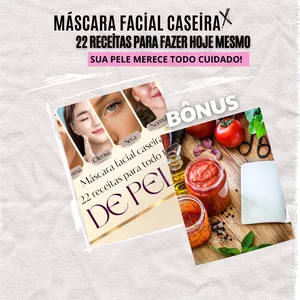 Imagem de capa para o Curso online Máscara facial caseira: 22 receitas para fazer hoje mesmo