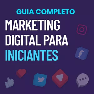 Imagem de capa para o Ebook Marketing Digital Para Iniciantes