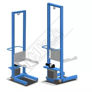 Imagem de capa para o Ebook Carrinho Elevador Elétrico Móvel Para Cargas 120kg - Projeto