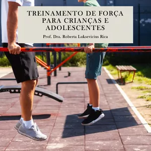 Imagem de capa para o Ebook Treino de força para criança e adolescente