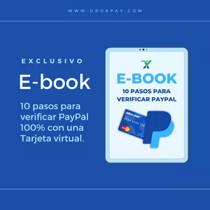 Imagen de portada para Ebook 10 Pasos para verificar PayPal 100% con una Tarjeta Virtual