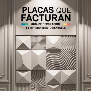 Imagen de portada para Ebook Placas 3D que Facturan: Convierte Humedad en Dinero y Paredes en Obras de Arte