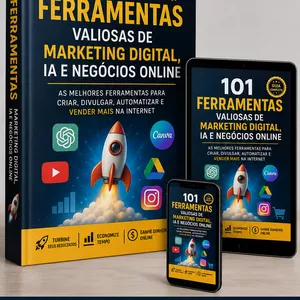 Imagem do curso 101 Ferramentas Valiosas de Marketing Digital, IA e Negócios Online