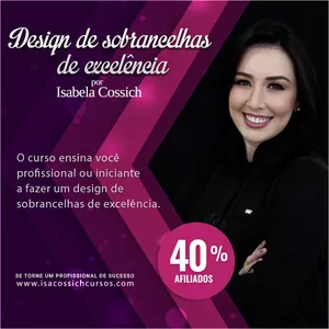 Imagem de capa para o Curso online Design de Sobrancelhas de Excelência 