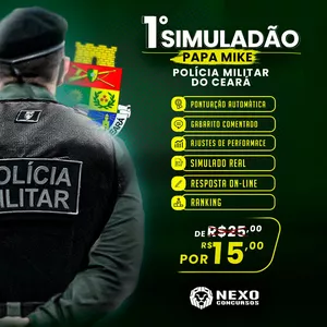 Imagem de capa para o Ebook PRIMEIRO SIMULADO TURMA PAPA MIKE