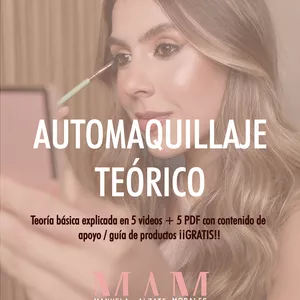 Imagen de portada para Curso online MAM: Taller de Automaquillaje. Pt 1 Teoría Básica (Videos + Guías en PDF)