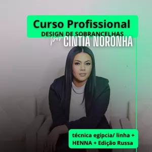 Curso Curso Design de Sobrancelhas com Tecnica Egipcia + Henna I Bônus Edição Russa  